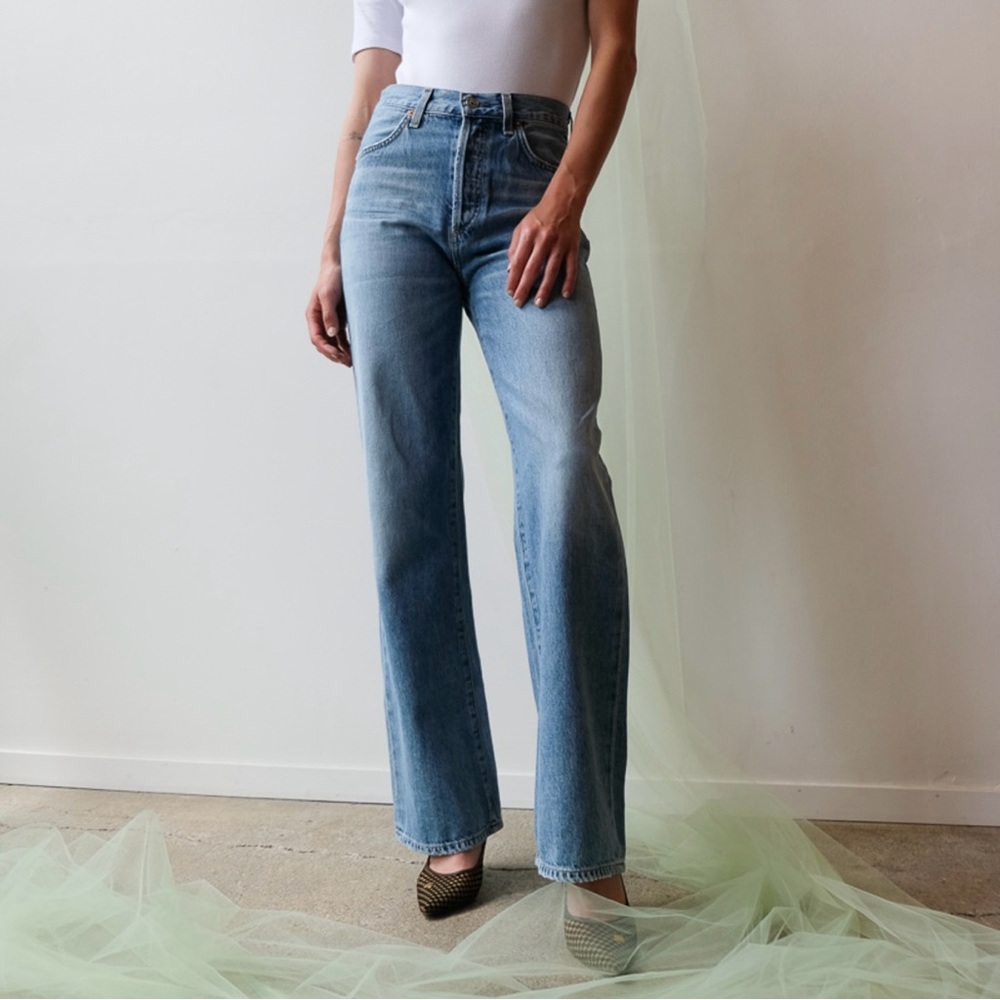 Citizens Of Humanity Flavie Trouser Jean Denim Tularosa 26 Excellent Condition